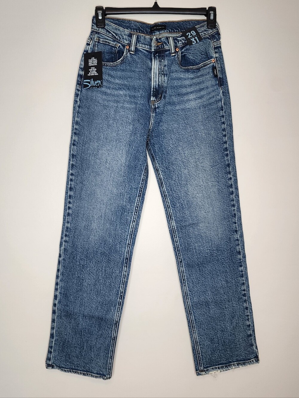 Silver Highly Desirable Straight Leg Jeans